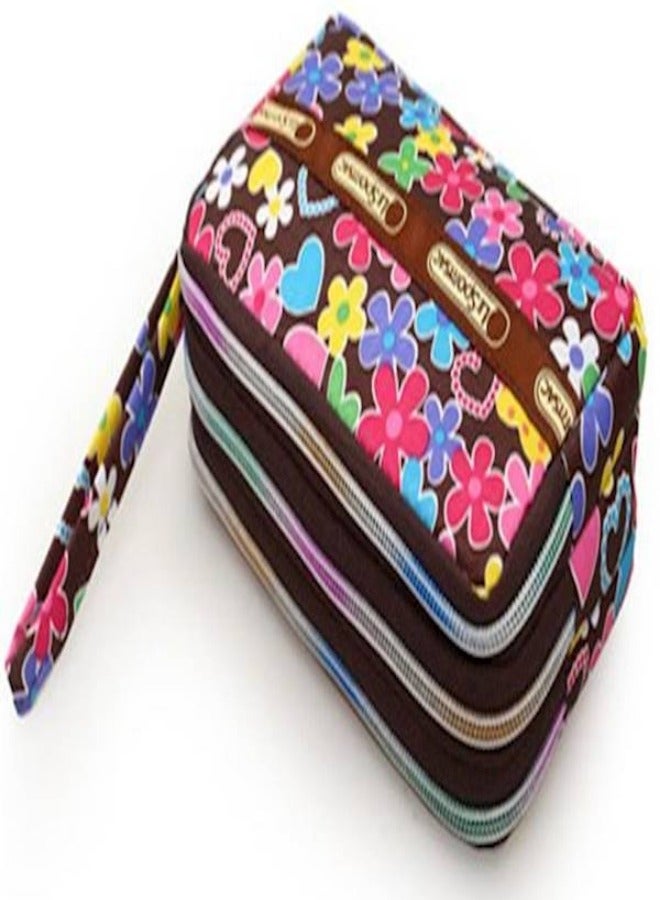 حقيبة تجميل ثلاثية الطبقات - Image 2