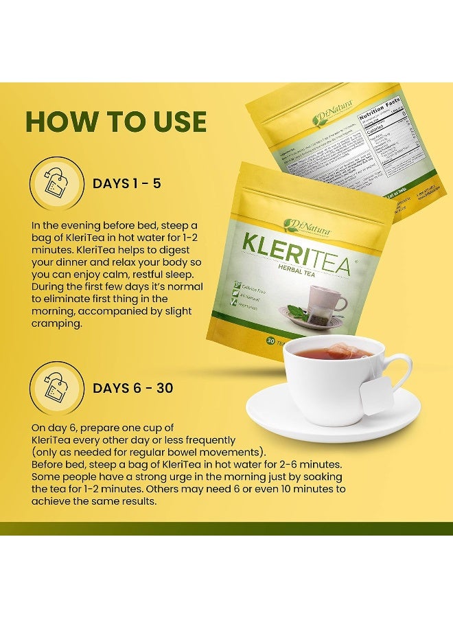 DrNatura Kleritea Herbal Tea - 30 Tea Bags - Image 5