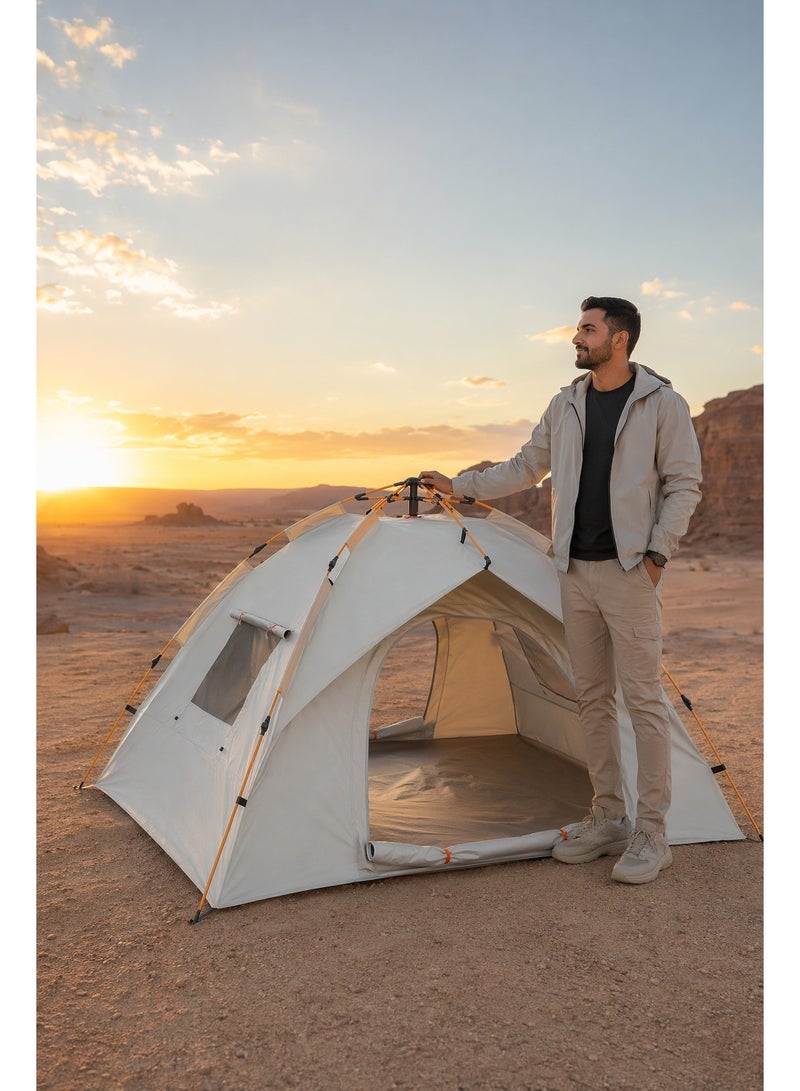 MEDOOSI 3-4 People Camping Tent,Pop up Tent,Portable Instant Tent,Waterproof and UV Protection,Suitable for Outdoor Sports/Travel/Beach Picnic(200*220*145cm) - Image 5