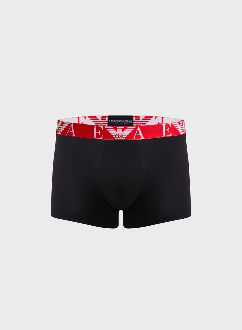 EMPORIO ARMANI 3 Pack Logo Band Trunks