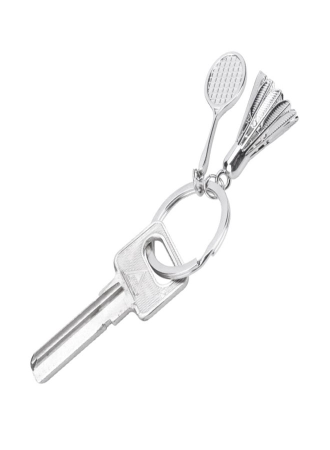 POWERTI Novel Handmade Souvenir Simulation Badminton Ping Pong Tennis Racket Shape Widgets  Creative Sports Mini Keys Chain Cars Bikes Backpack Ornaments Gifts for Sports Lovers - Image 4