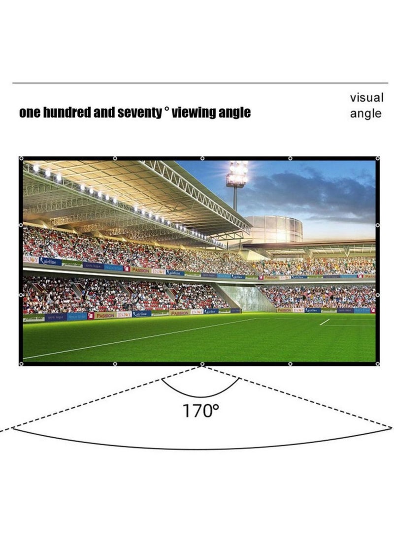 120 inch 4K 16:9 HD Portable Projector Screen