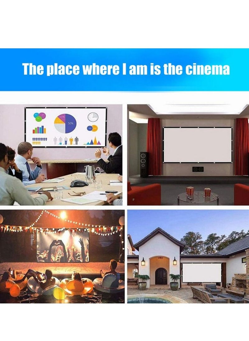 120 inch 4K 16:9 HD Portable Projector Screen