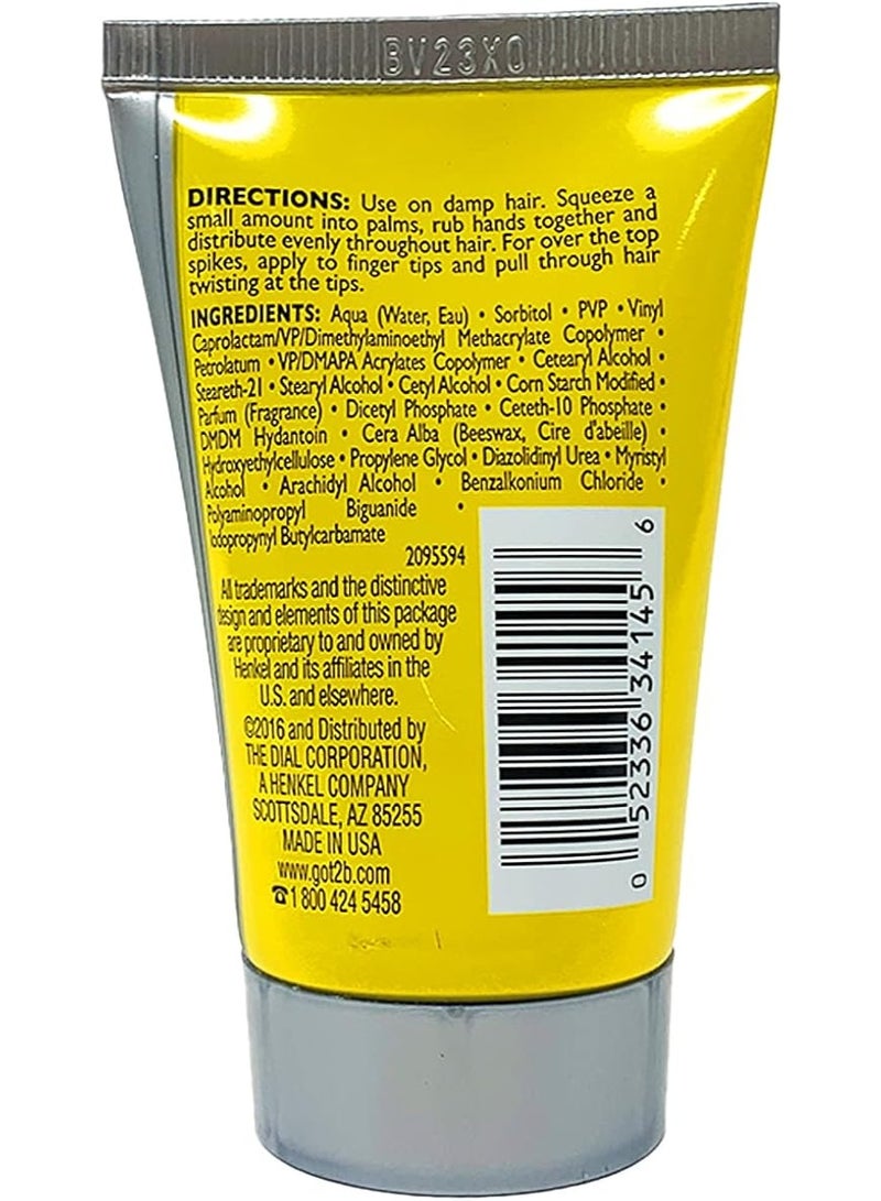 got2b Schwarzkopf Glued Styling Spiking Glue 1.25oz (35g) – Ultra Hold Hair Styling Gel Glue for Spikes, Slick Styles & Long-Lasting Control - Image 3
