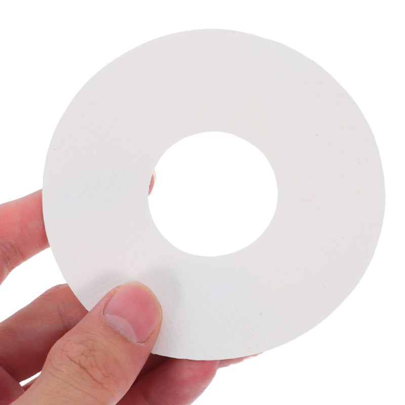 🔧 6 قطع جوانات صمامات بيضاء من PVC لقارب قابلة للنفخ للإحكام والإصلاح - Image 5