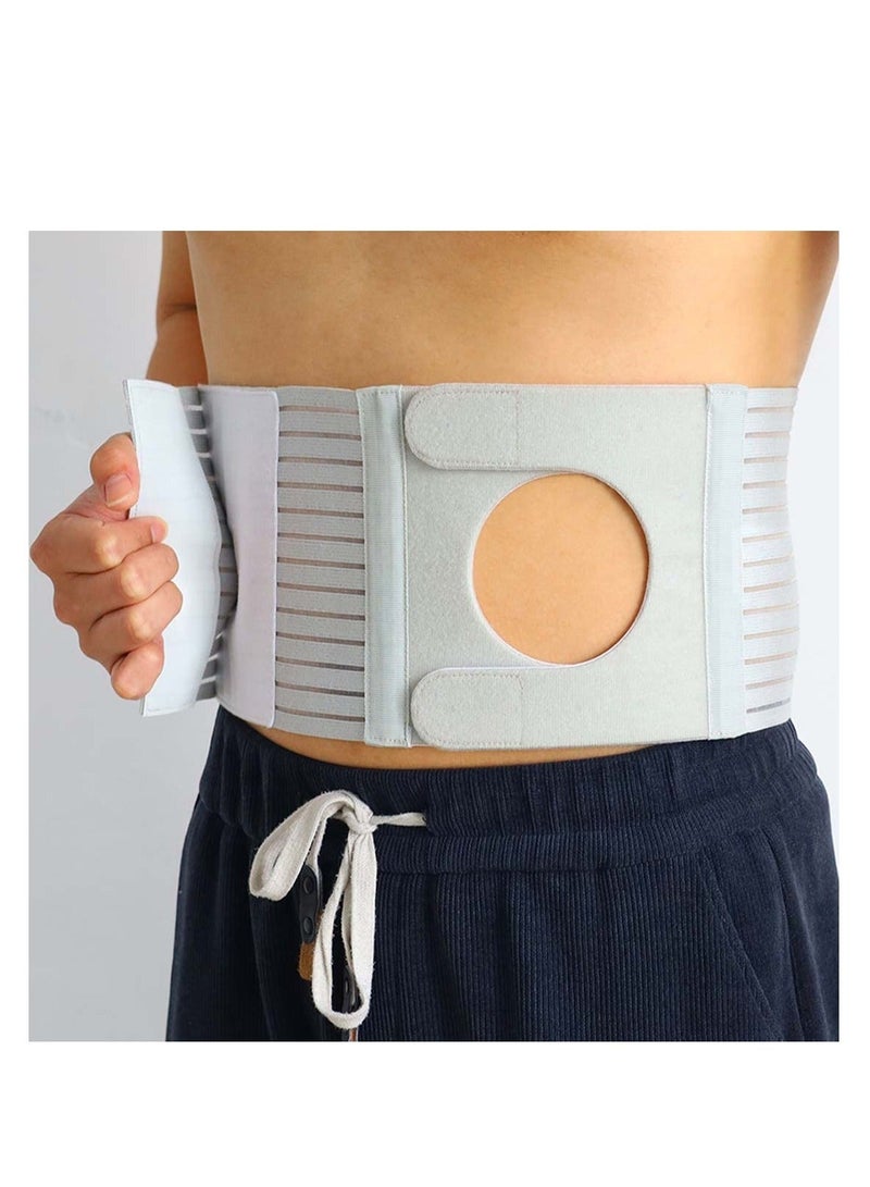 Abdominal Medical ostomy belt, Adjustable Stoma support belt Portable ileostomy colostomy belt, Universal Ostomy belt helps protection ostomy bag, for recovery after any abdominal surgery L size - Image 1