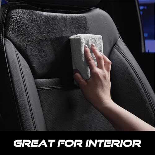 VIKING Microfiber Applicator Pads, Rectangular Polishing Pad, Cleaning Pads for Car Detailing, 3 Inch x 5 Inch, Grey, 6 Pack - Image 5