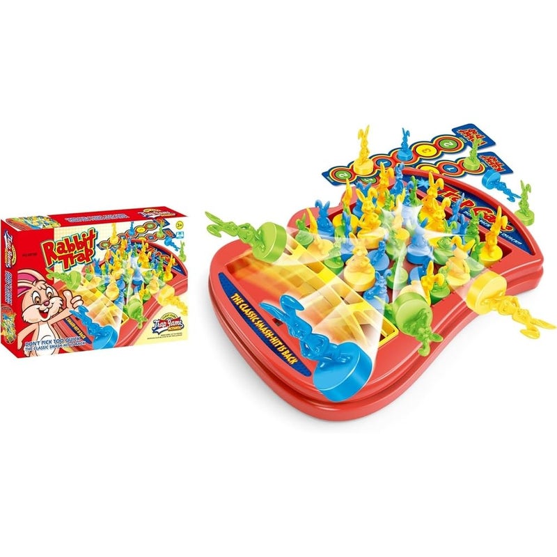 Plastic Rabbit Trap Puzzle Game, 3 Years and Up, 32x4 cm, Classic Style, Maze Board Included