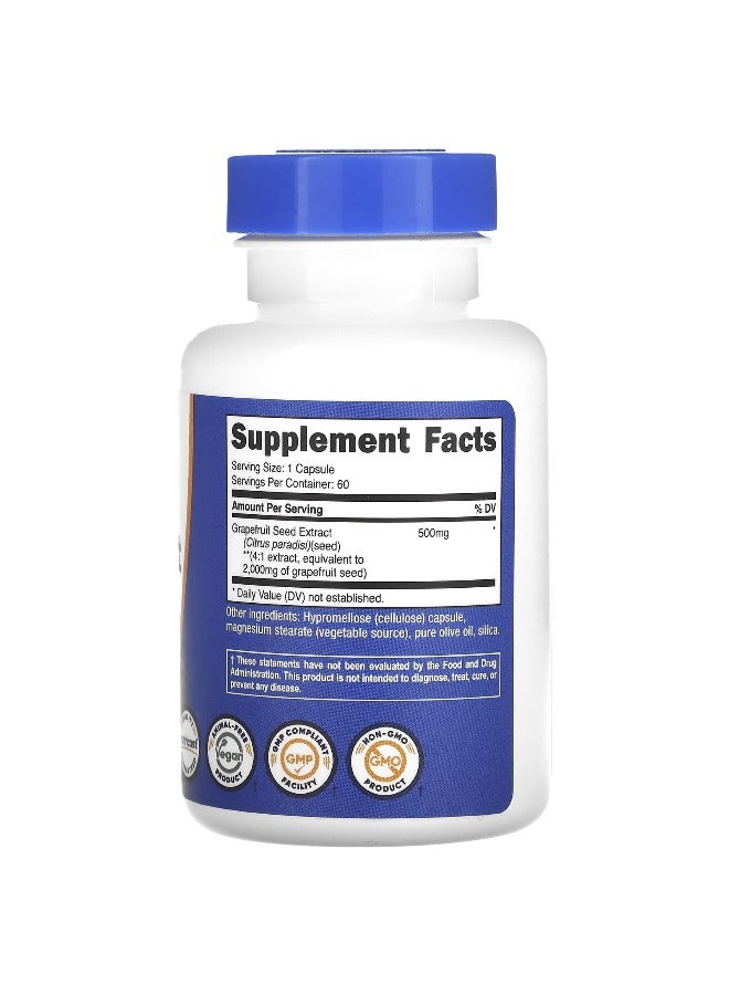 Nutricost, Grapefruit Seed Extract, 2,000 mg, 60 Capsules (Packaging may vary) - Image 2