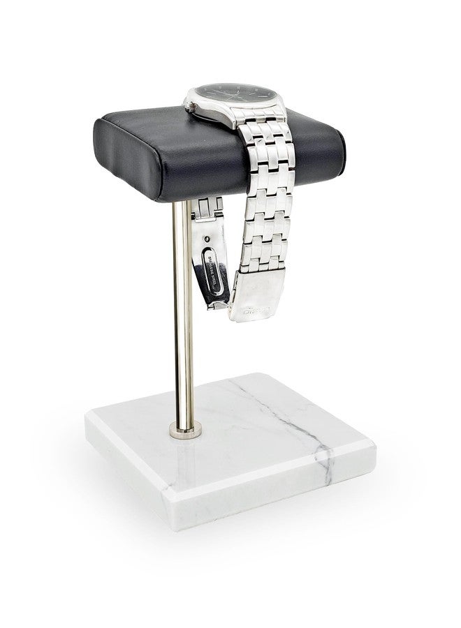 CHADWICK Watch Stand for Men Single Watch Stand Watch Holder Leather Watch Tray Bracelet Display Stand Jewelry Organizer for Watches, Bracelets Watch Accessory Gifts for Men on Father's Day, Christmas - Image 1