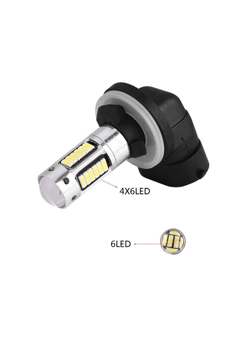 Loquat 1Pair of 881 4014 White LED Car Headlight Fog DRL Light Bulb Lamp DC 12V - Image 2