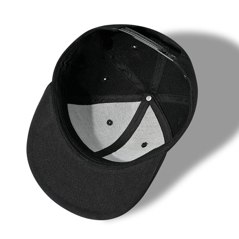 Tijeyi Horror Skull Hat Reaper Grim Snapback Hat for Men Women Black Adjustable Classic Adult Baseball Cap Trucker Dad Hat Flat Bill Hip Hop Cap for Men - Image 5