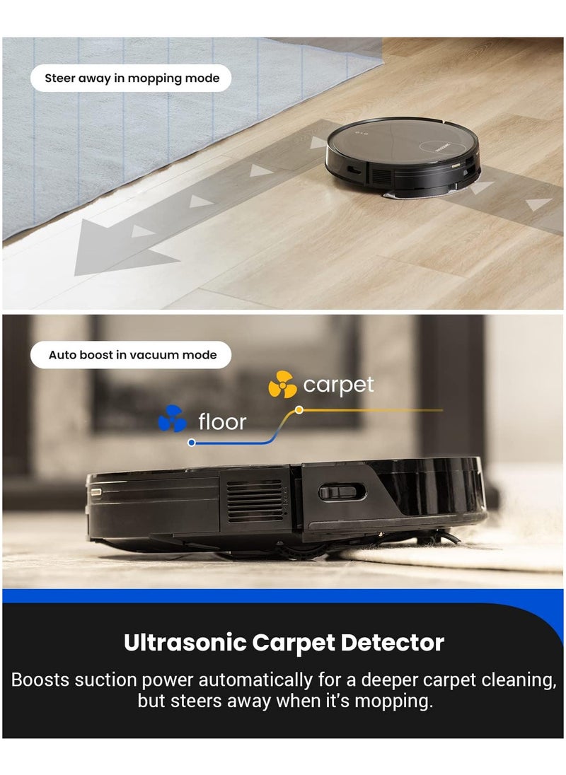 Proscenic - X1 Robot Vacuum Cleaner with Mop, 3000pa, integrated LiDAR Navigation Robot with the 2.5L Self-Emptying Technology, APP & Alexa Control for Cleaning Pet Hair/Dust/Hard Floor/Low Pile Carpet - Image 1