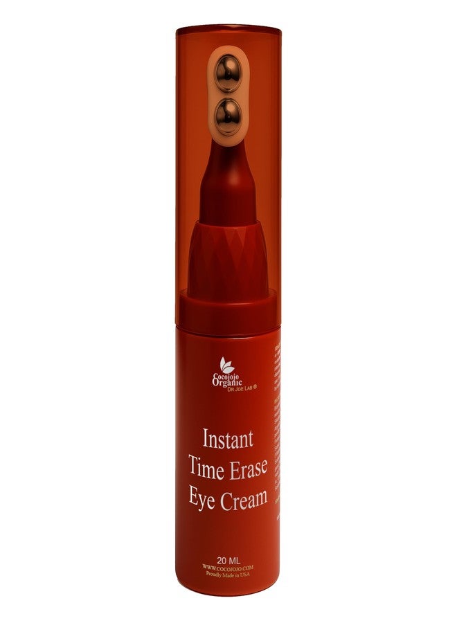 Dr Joe Lab COCOJOJO Instant Time Erase Eye Cream – Instant Under-Eye Smoothing Cream for the Look of Dark Circles, Puffiness & Fine Lines – 5 minutes Eye Gel with Peptides - 20ML - Image 1