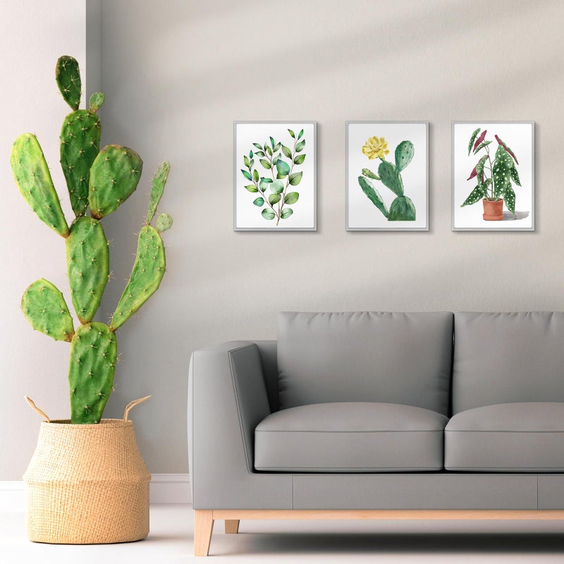 Golden State Art 12x16 Picture Frame 3 Pack - Aluminum Frames with 8.5x11 Removable Mats & Real Glass, Display 12x16 Posters or 8.5x11 Photos - Silver Gallery Wall Frames for Home Office Decor - Image 4