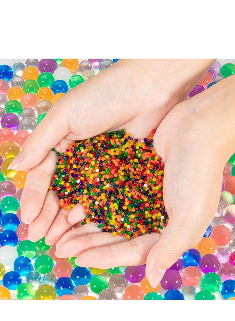 SOLARAE Water Balls Beads Ammo Pearls Rainbow Non-Toxic for Soilless Planting Wedding Centerpieces Floral Arrangements Vase Filler and Home Decoration (Mix Colors) 16000 Pieces - Image 3