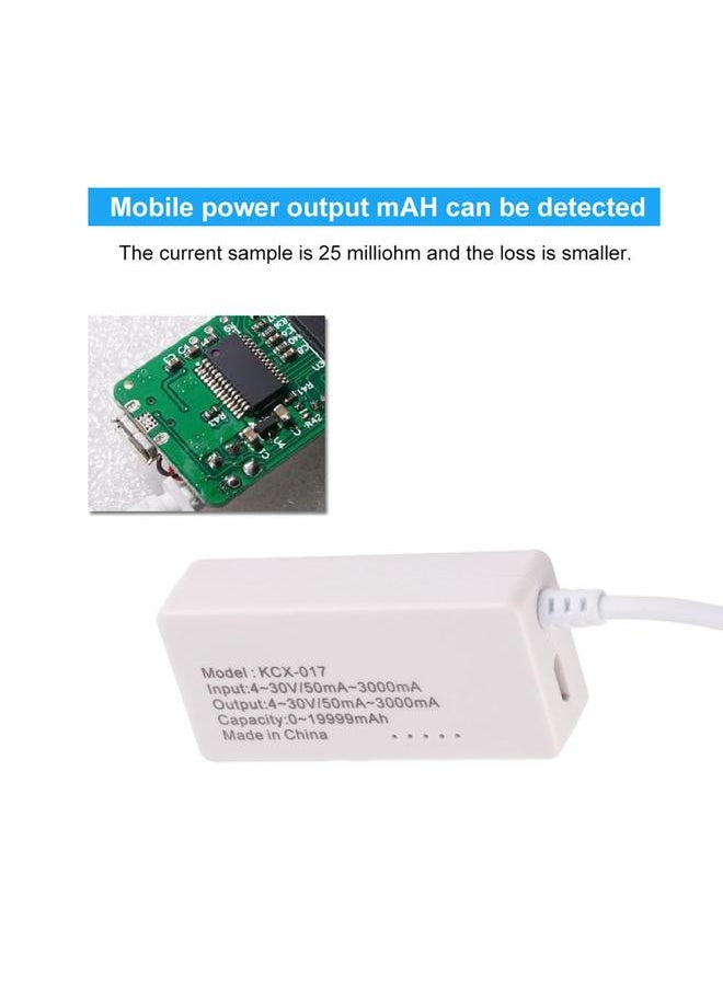 Thoraya LCD Backlight Digital Display USB Ammeter Voltmeter Charging Capacity Power Tester  - Image 5
