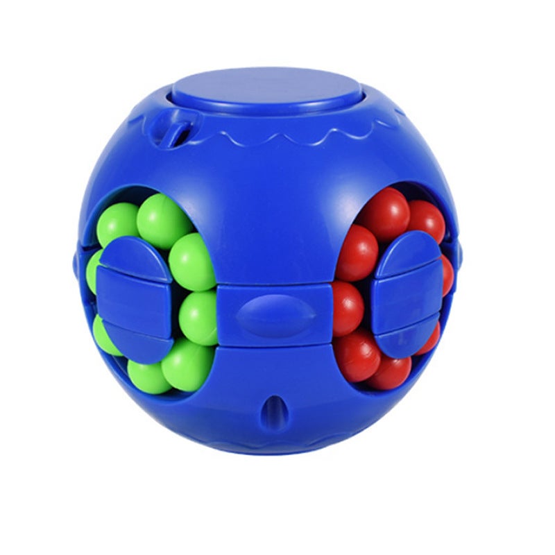 Kindergarten Educational Magic Bean Magic Ball Toy Rotating Plane Ball Gyro Fingertip Hamburger Cube Magic Bean - Image 1