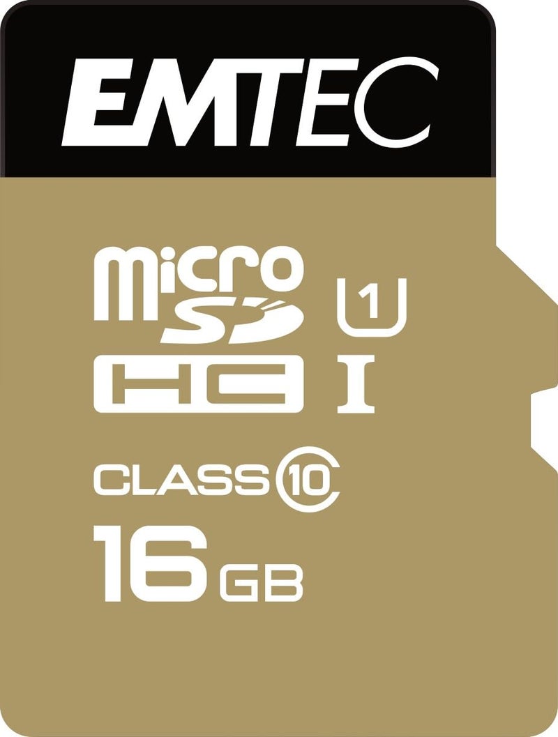 Emtec MicroSDHC UHSI U1 Elite Gold (16GB 1PK) - Image 4