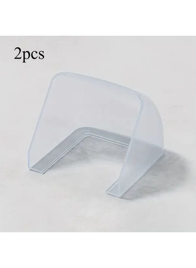 غطاء مفتاح خارجي شفاف مقاوم للماء لحماية مقبس الطاقة، قطعتان - Image 1