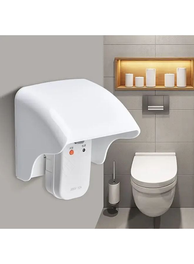 غطاء مفتاح خارجي شفاف مقاوم للماء لحماية مقبس الطاقة، قطعتان - Image 5