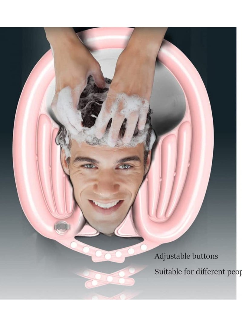 كي واي دي حوض غسيل الشعر المحمول القابل للانتفاخ للمرضى المسنين وطريحي الفراش -بما في ذلك المضخة الهوائية والعلبة المريحة في المنزل، المستشفى، صالون استخدام الرعاية العليا وإمكانية وصول المعوقين - Image 5