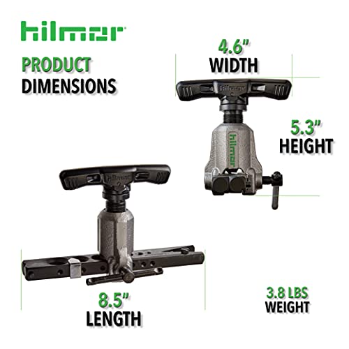 Hilmor 1838952 Orbital Flare 3/16” - 3/4”, HVAC and Refrigeration Flaring Tool for Copper, Aluminum, Steel and Brass, Gray/Black - Image 2