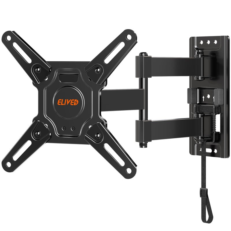 ELIVED RV TV Mount for Camper, Lockable RV TV Wall Mount for Most 13-43 Inch TVs, Full Motion Swivel and Tilt, Patented Dual Latch Design for Trailer Motorhome Truck Boat, Max VESA 200x200mm, 33 LBS - Image 1
