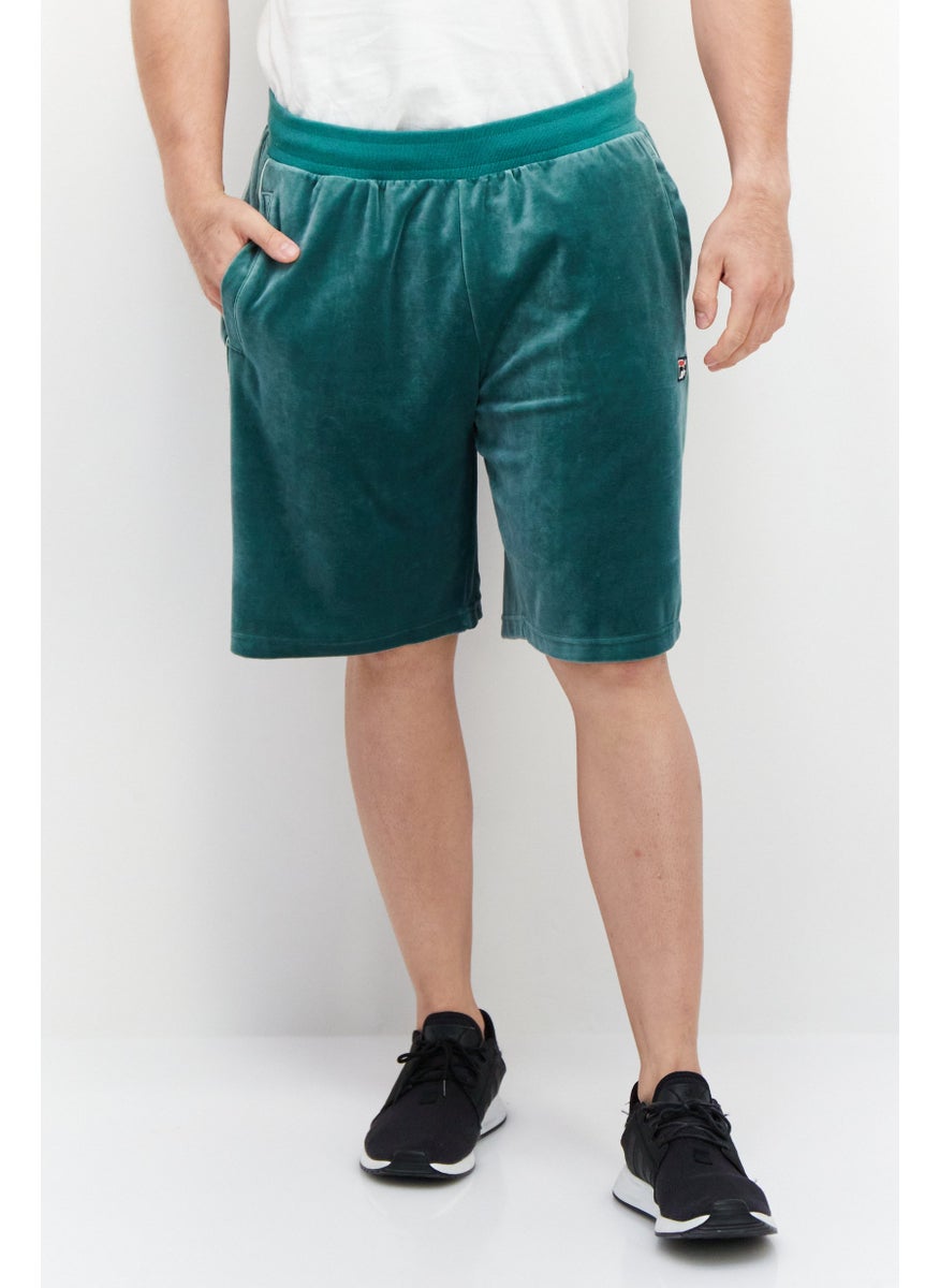 FILA Men Sportswear Fit Brand Logo Training Short, Sage Green  - Image 1