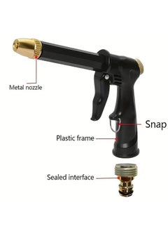 HY 1 Piece Powerful Pressure Car Wash Water Gun (Tube Not Included) With Multifunctional Garden Shower And Nozzle For Effective Cleaning  - Image 2
