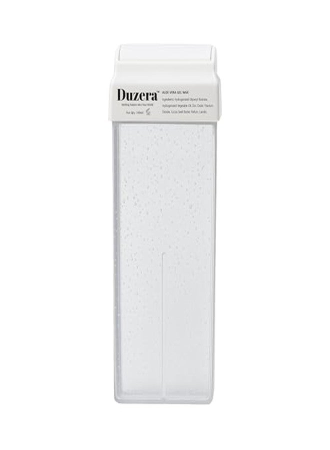 Duzera Liposoluble Refill Roll-on Wax Cartridge For Full Body Waxing | Pure Natural - No Skin Burn - Allergen Free | Dermatologically Tested, Colophony Free | 100ml (Aloevera Gel) - Image 1