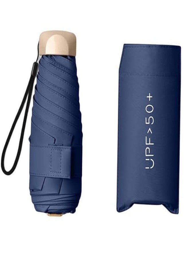 Hatanu Mall Compact Travel Umbrella, Portable Mini Travel Sun Rain Beach Golf- Elegant Slim Design Small Pocket Umbrella for Rain, UV Protection Lightweight Umbrellas for Girls and Women (Multicolor) - Image 1