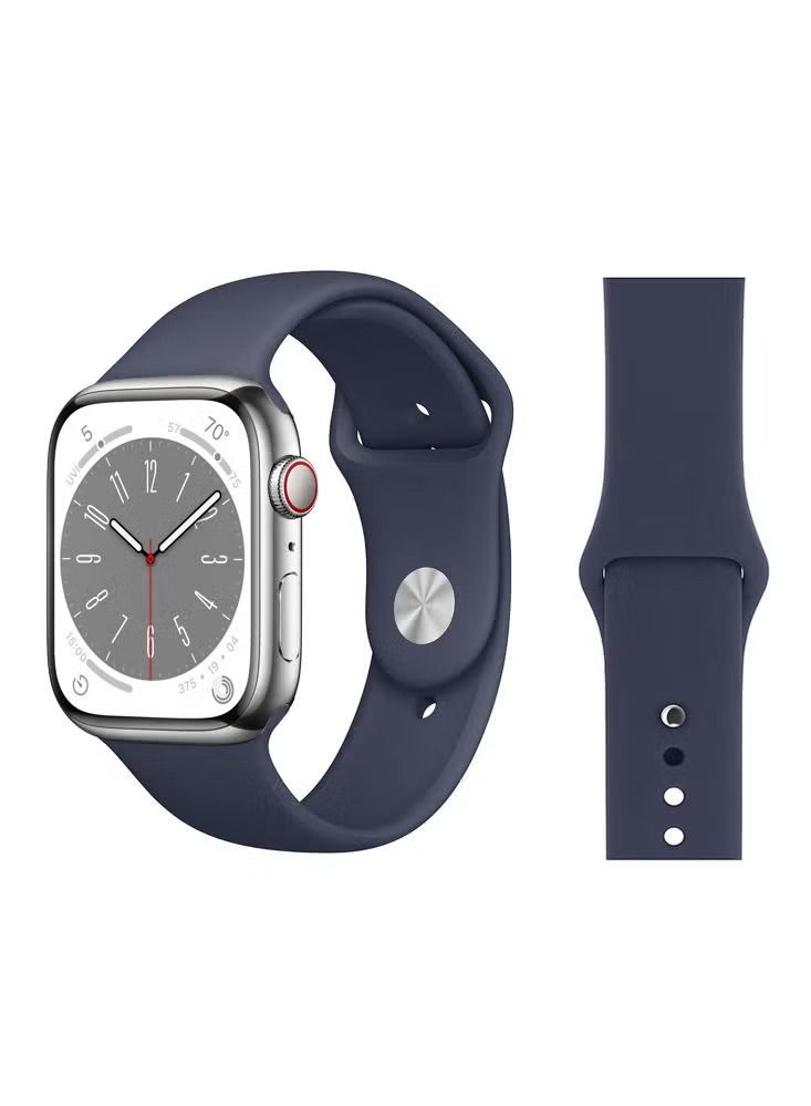 Zaboon Solid Silicone Replacement Band For Apple Watch 41/40/38mm Series 8/7/6/5/4/SE - Image 1