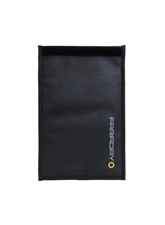 Faraday Defense Faraday Bag XL Heavy Duty Black Canvas for Cell Phones, Tablets, Key FOBs, Passports, Credit Cards - EMP CME EMF Signal Shielding for Law Enforcement and Military - Image 1