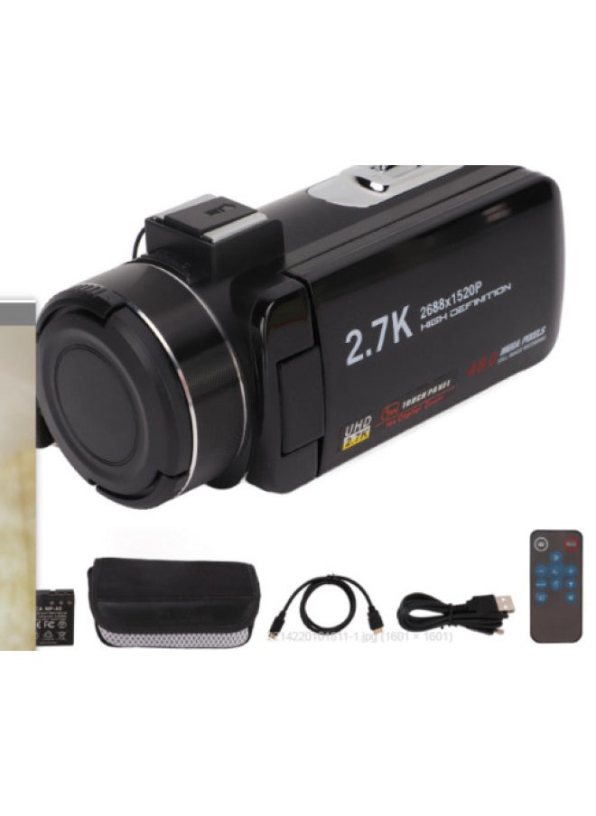 Generic English Version Of HD Camera DV-F3M Machine HD Digital Camera 48 Million Pixels HD 1080P-Body Color:Standard Chinese Version Black  - Image 1