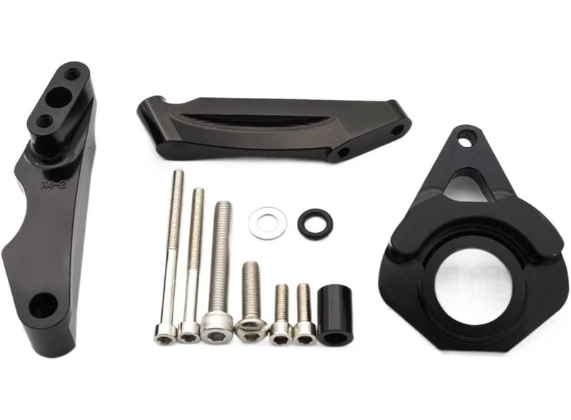 Gold Steering Damper Stabilizer Mount Bracket Support Kit for GSXR1000 Motorcycle - Image 1