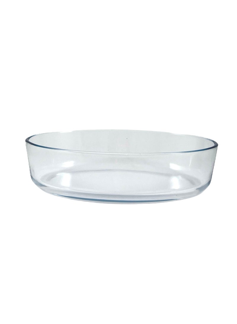 Homemaker Oval Glass Baking Dish, 1.6 Lt Capacity, 26X18 Cm Diameter, 6 Cm Height - Clear  - Image 3