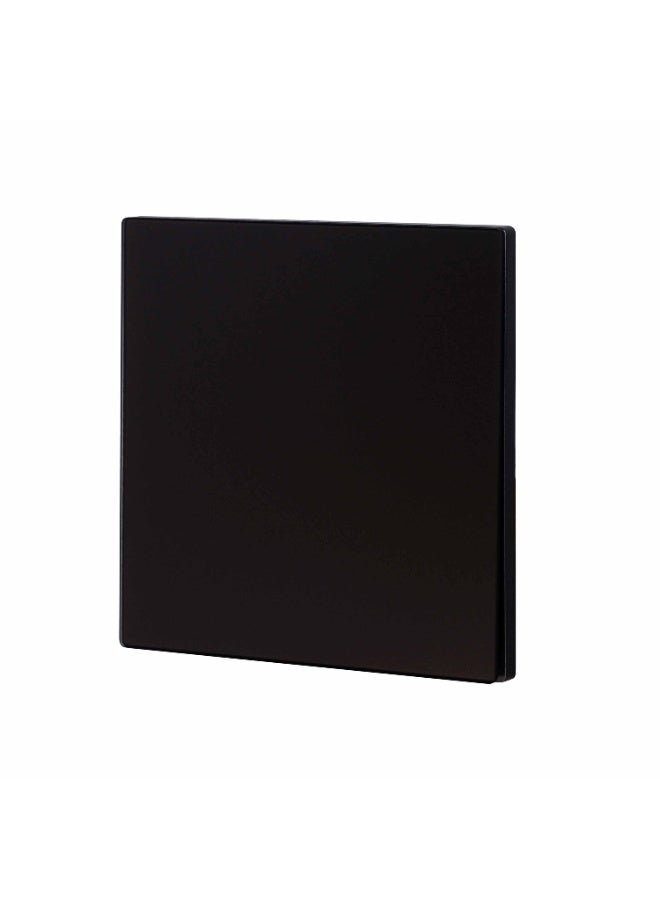 Donmarco Ultra Thin 1 Gang 2 Way Switch – Ultra Thin Glass, Modern & Durable, Fire-Resistant Electric Switch, 15-Year Warranty, Wall Switch for Home and Office (Matt Black) - Image 1