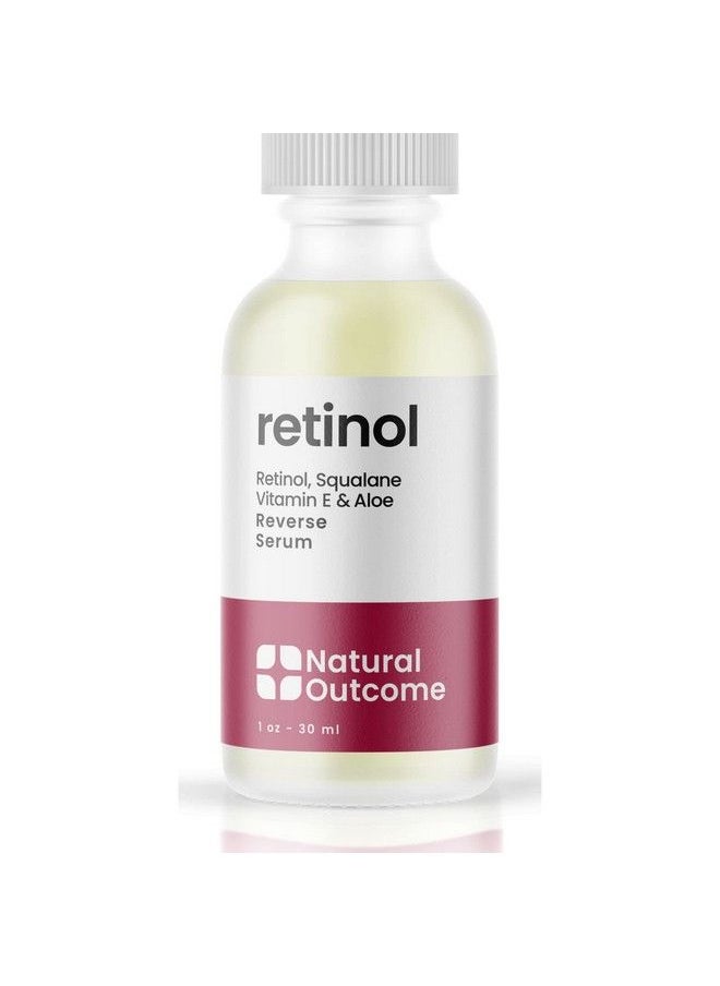 natural outcome Retinol Serum For Face | Fine Line And Wrinkle Reducer Serum | Nightly Hydrating Facial Serum With Hyaluronic Acid Vitamin E Squalane And Aloe Vera | Collagen Enhancer | 1 Oz  - Image 2