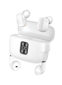 Generic New wireless TWS Bluetooth headphones with low latency, designed for couples, combining long-stem semi-in-ear and bean-style earbuds in one, featuring a digital display function  - Image 1