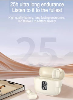 Generic New wireless TWS Bluetooth headphones with low latency, designed for couples, combining long-stem semi-in-ear and bean-style earbuds in one, featuring a digital display function  - Image 5