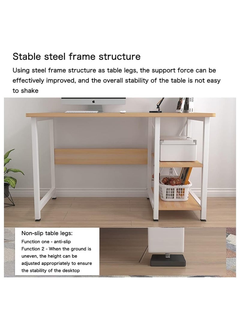 AGD - Multi Purpose Study Desk Table With Storage Shelf And Bookshelf - Image 1