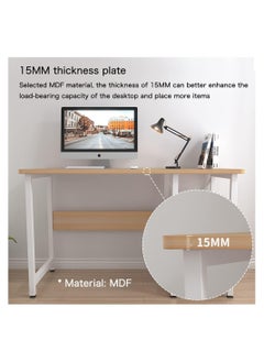 AGD Multi Purpose Study Desk Table With Storage Shelf And Bookshelf  - Image 5