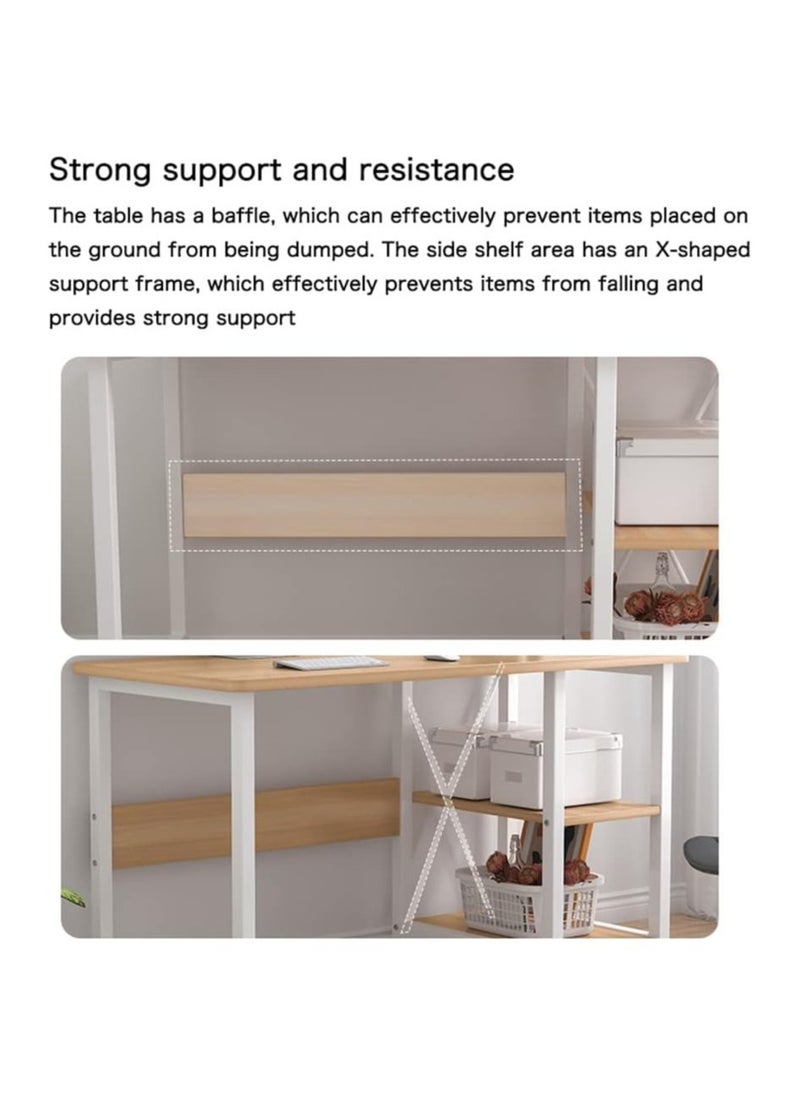 AGD - Multi Purpose Study Desk Table With Storage Shelf And Bookshelf - Image 1