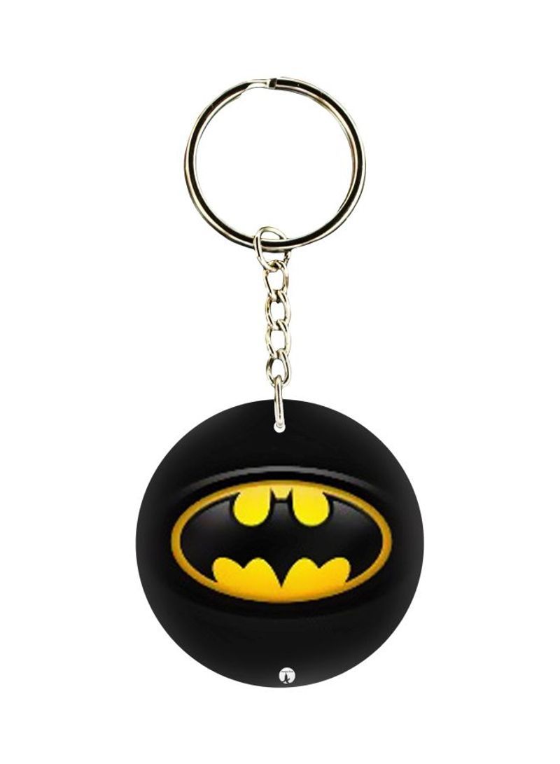 RKN Double Sided Batman Logo Printed Keychain