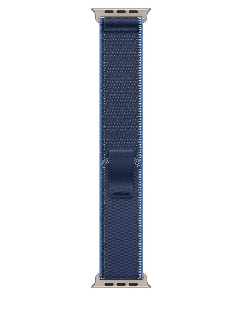 ACLIX Trail Loop Band Compatible with Apple Watch 42mm 44mm 45mm 46mm 49mm, Soft Woven Sport Strap, Adjustable Replacement Wristband for Apple Watch Series Ultra / SE / Series 1/2/3/4/5/6/7/8/9/10/11- Bright Blue - Image 3