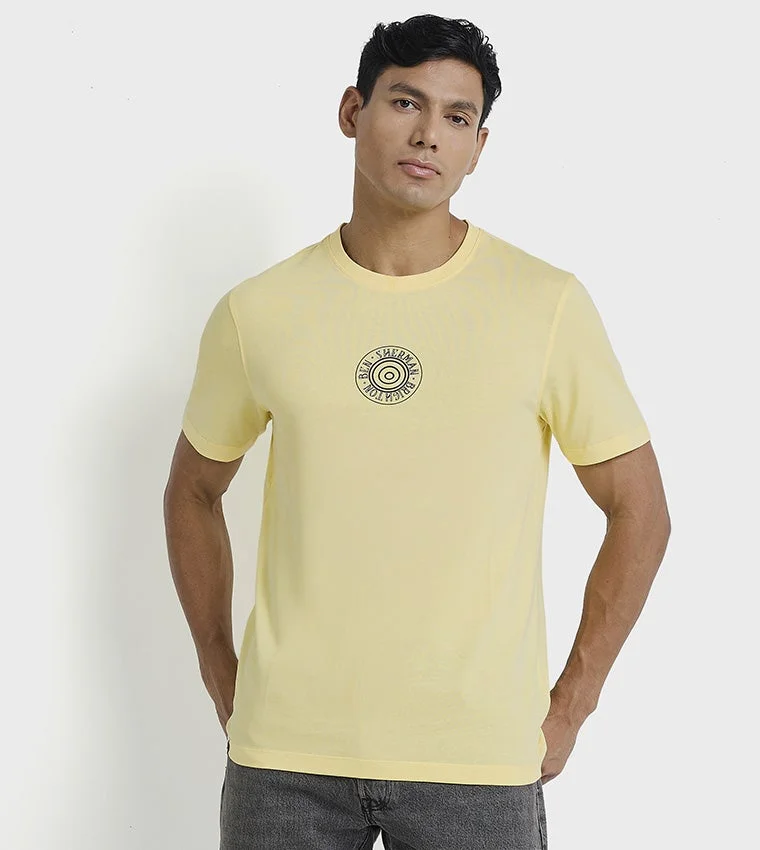 بين شيرمان Ben Sherman Men's Crew Neck Short Sleeve Graphic T-Shirt