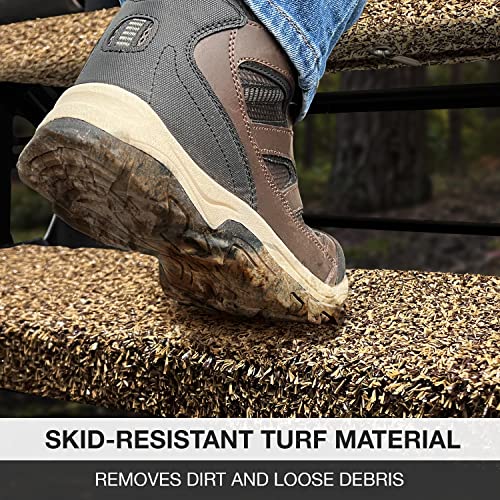 Prest-O-Fit - 784940 3-Pack 2-4049 Wraparound Radius RV Step Rug Black 22 in. Wide - Image 3