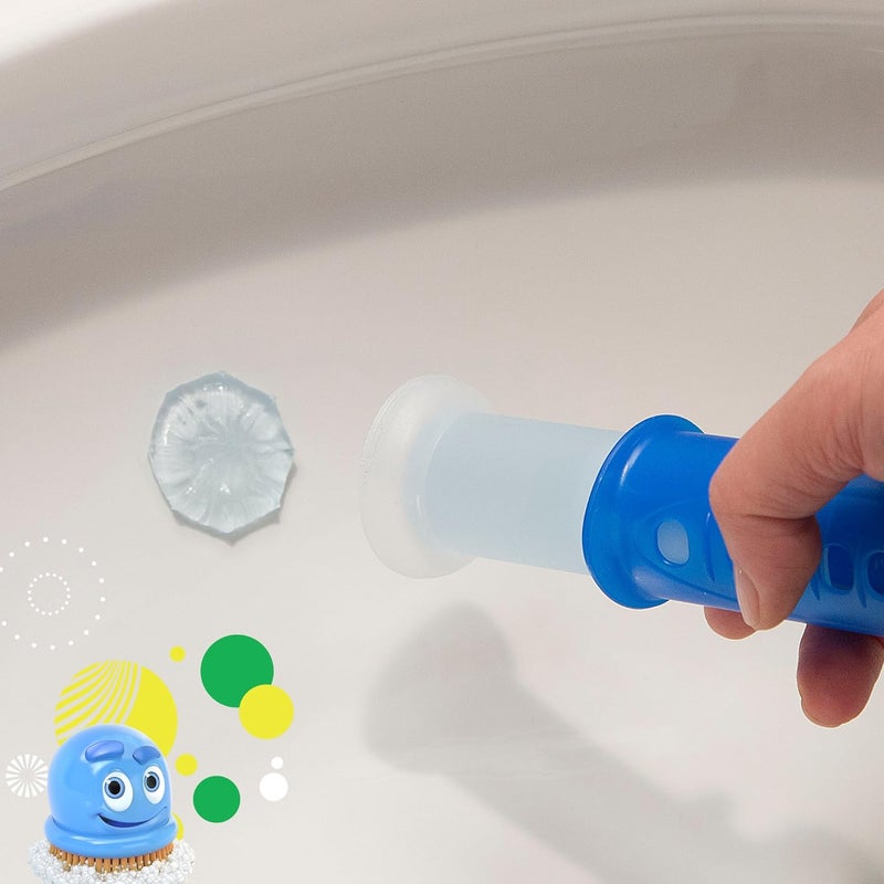 Scrubbing Bubbles Fresh Gel Toilet Cleaning Stamp, Citrus, Dispenser with 6 Stamps (Pack of 2) - Image 5