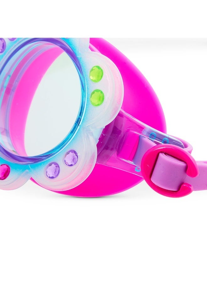 Bling2o Blossom Blue Petals Girl Kids' Swim Goggles - Image 4